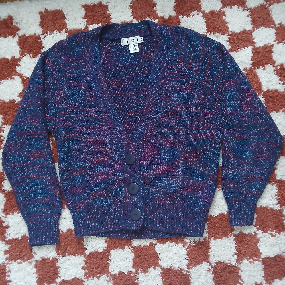 Vintage Colorful Cardigan